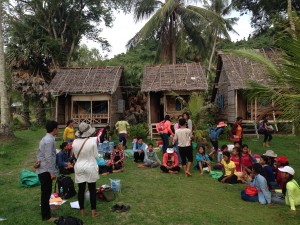 Arrived Rabbit Island