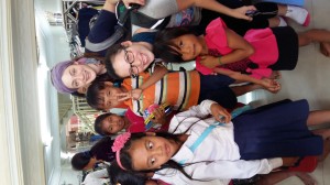 photo with children